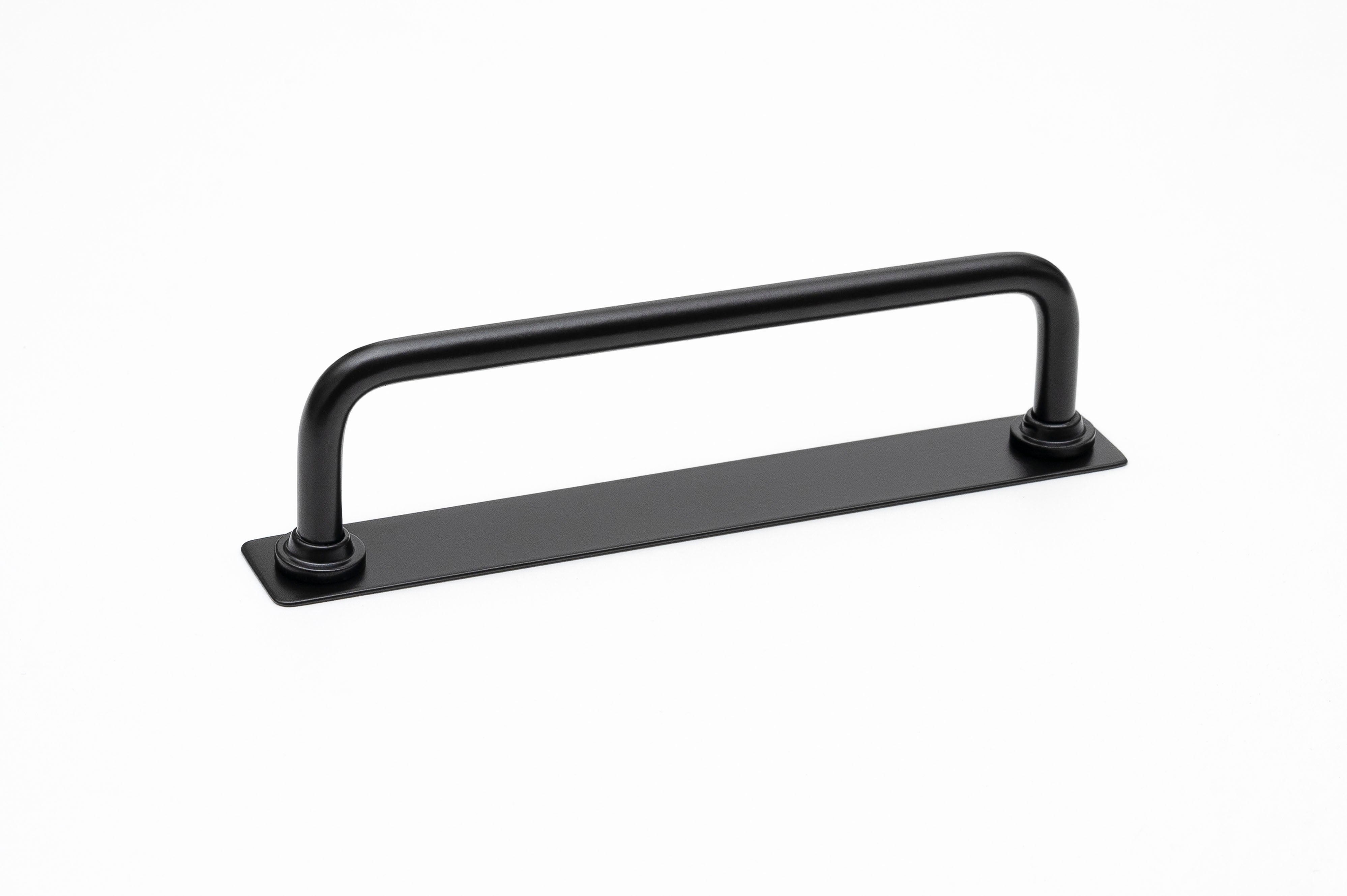 Handtag Kivik Svart + Bricka - Knokkbeslag